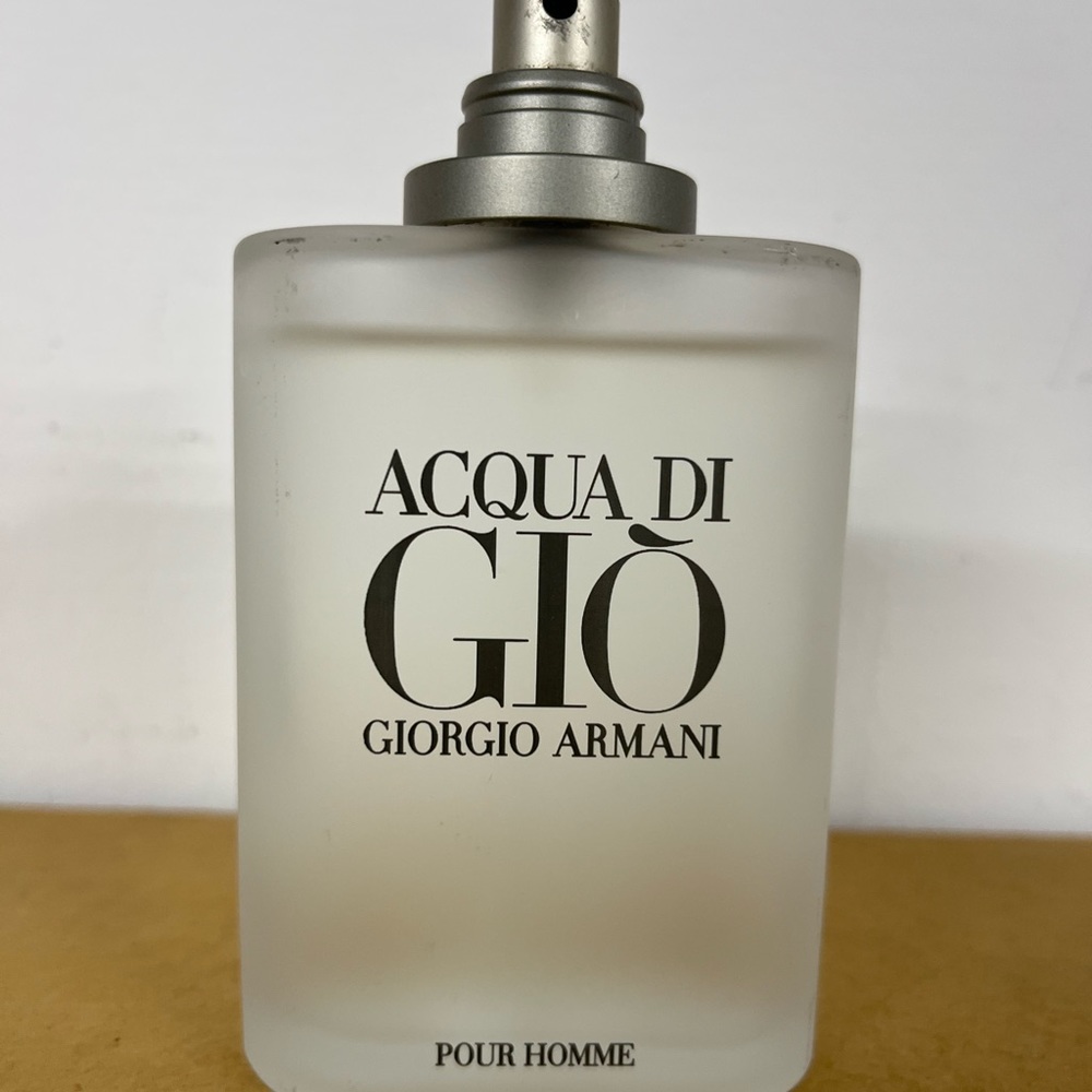 Used bottle of Acqua Di Gio pour Homme Cologne 95% full